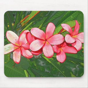 Plumeria Mouse Pad