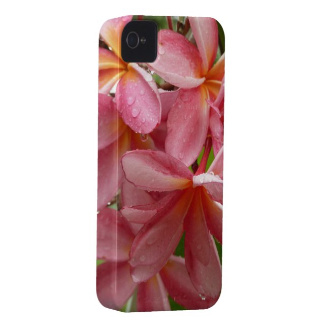 Plumeria on Phone Case (Back/Right)