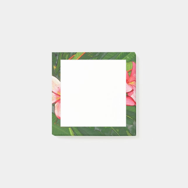 Plumeria Post-it Notes (Front)