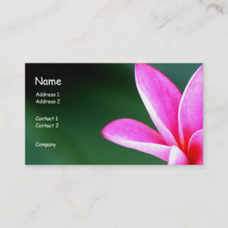 Plumeria Profile Card