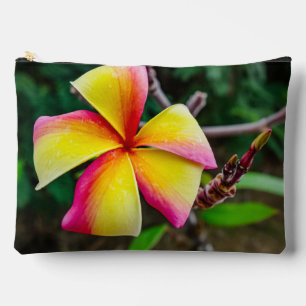 Plumeria rubra accessory pouch