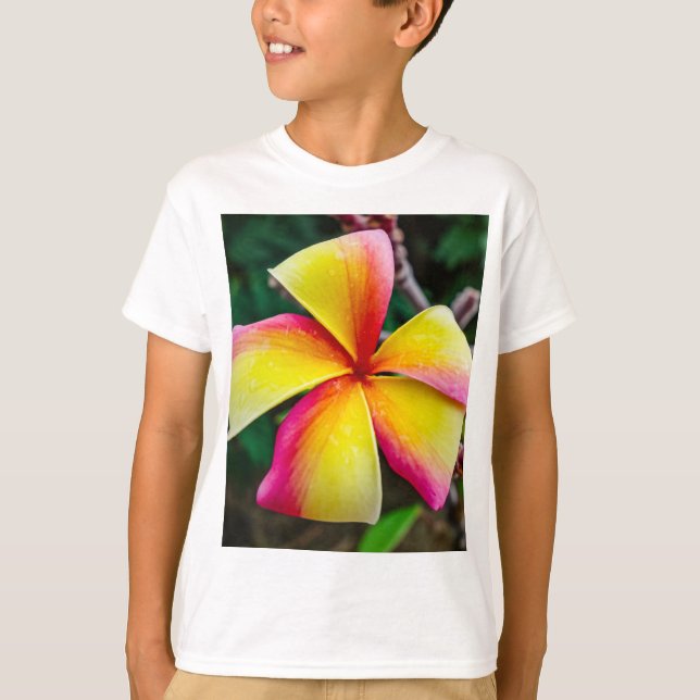 Plumeria rubra T-Shirt (Front)