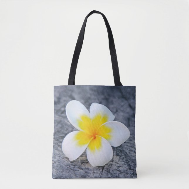 Plumeria Tote Bag (Front)