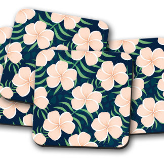 Plumeria Tropical Flower | Cute Plumeria Coasters