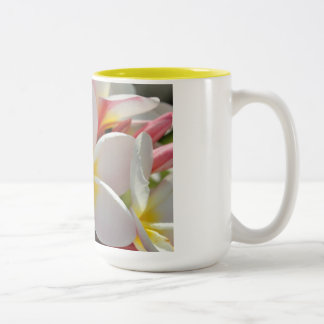 Plumeria Two-Tone Coffee Mug