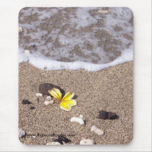 Plumeria Washes Ashore Mouse Pad