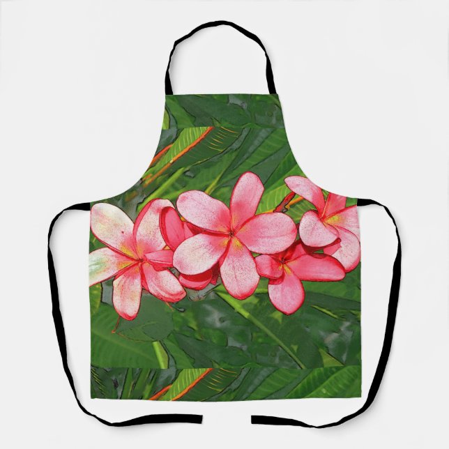 Plumerias Apron (Front)