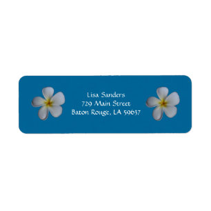 Plumerias Custom Labels