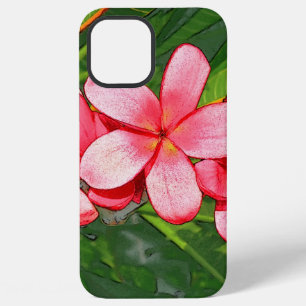 Plumerias pink iPhone 12 pro max case