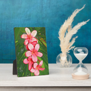 Plumerias Plaque