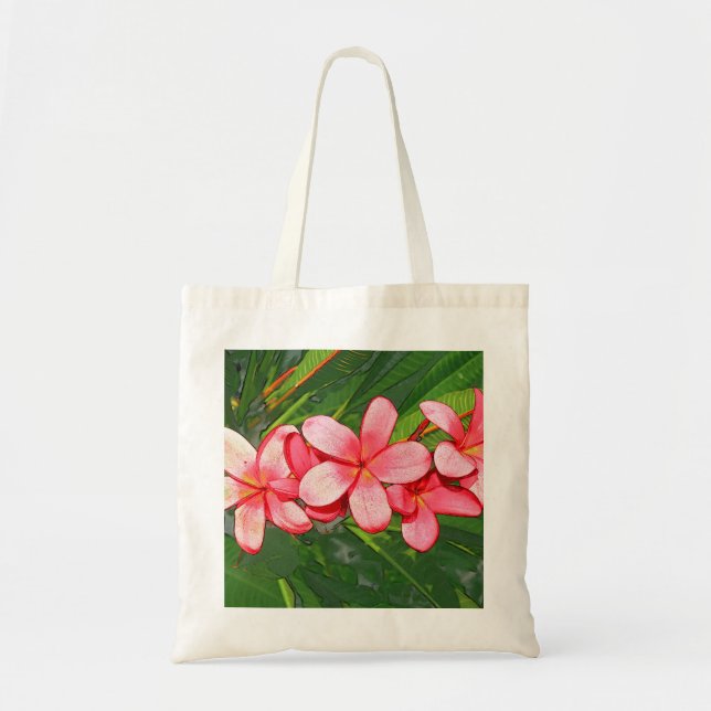 Plumerias Tote Bag (Front)