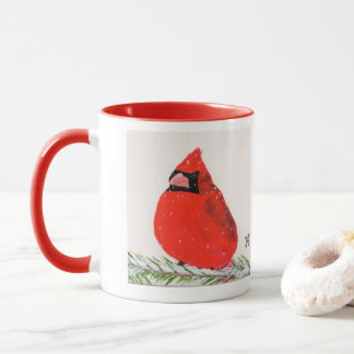 Plump Cardinal Mug by JML