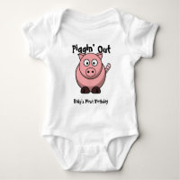 Plump Pink Piggy Baby Tee