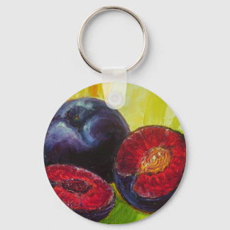 Plums Key Chain