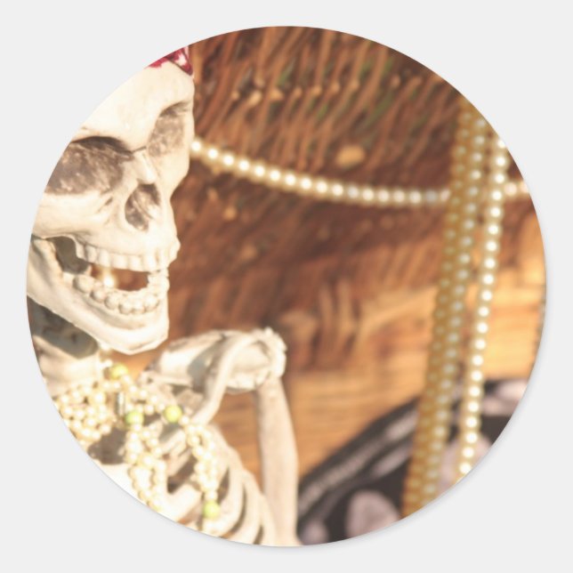 Plunder Party! Classic Round Sticker (Front)