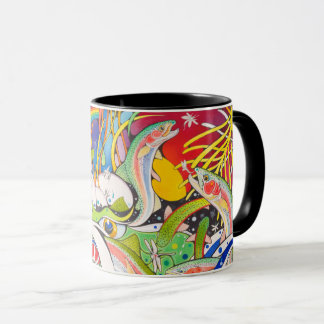 “Plung Pool Rainbows” Original by Trevor Hawkins Mug