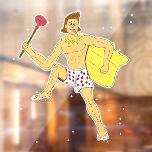 plunger and underwear guy