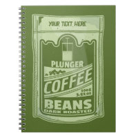 Plunger coffee pop art food packaging illustration