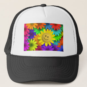 plur floral trucker hat