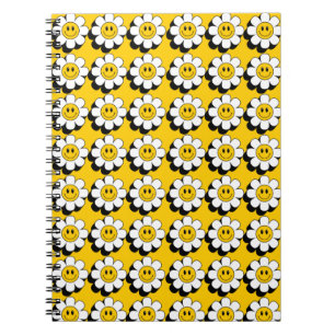 Plural Smiley Face Flower Notebook 