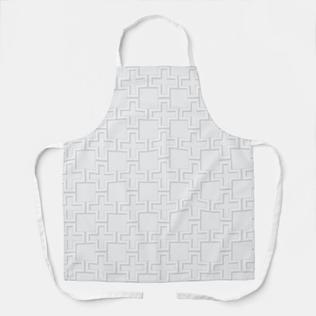 Plus Embossed Surface Pattern Apron (Front)