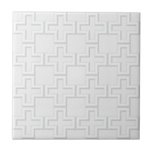 Plus Embossed Surface Pattern Ceramic Tile