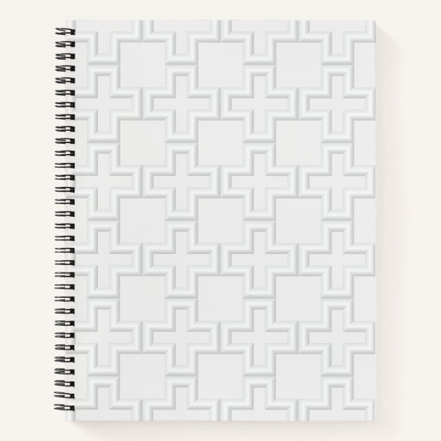Plus Embossed Surface Pattern Notebook (Front)