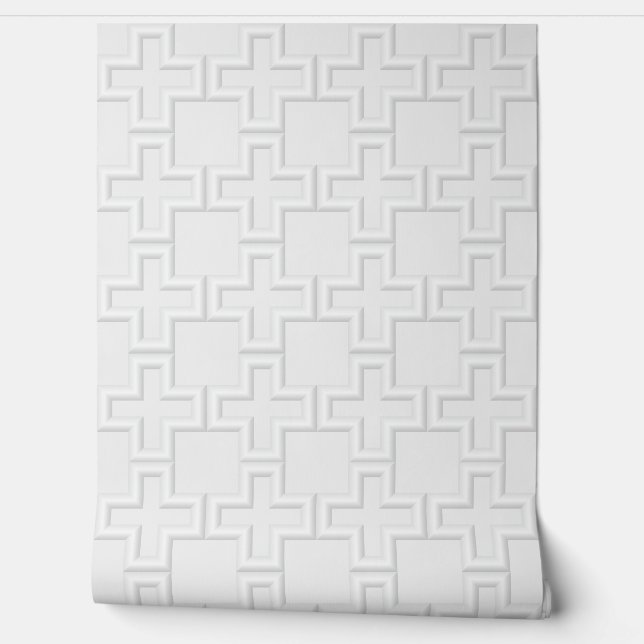 Plus Embossed Surface Pattern Wallpaper (Unrolling)