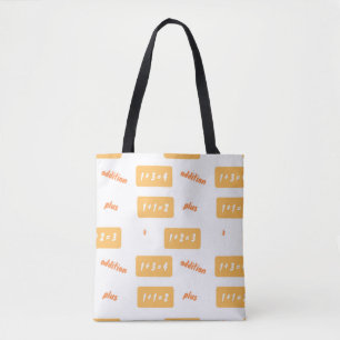 Plus one learning tote bag
