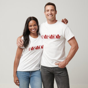 Plus Size Canada Shirt Personalised Retro T-shirts