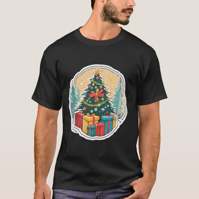Plus Size Christmas T-Shirt - Festive & Stylish Ho (Front)