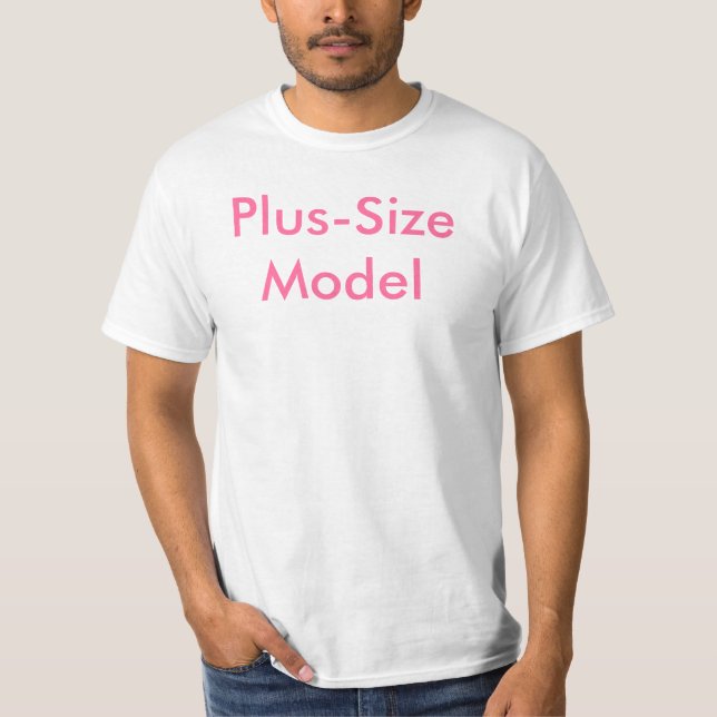 Plus-Size Model T-Shirt (Front)