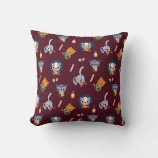Plush Back to School Throw Pillow