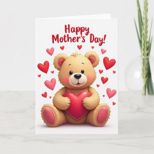 Plush Bear Love Card