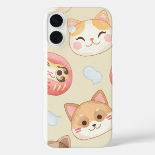 Plush Faces by Natasha Us iPhone 16 Case