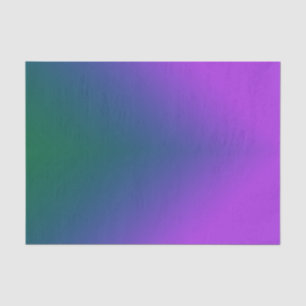 Plush Peacock Ombre Tissue Paper