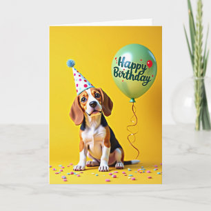 Plush Pup Birthday Card
