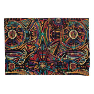 Plush Teal "Chronicle of the Ancients" Cushion Pil Pillowcase