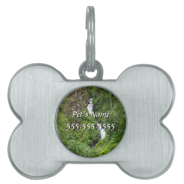 Plush Thunderbird Painterly Pet Tag (Front)