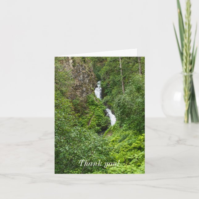 Plush Thunderbird Painterly Thank You Card (Front)