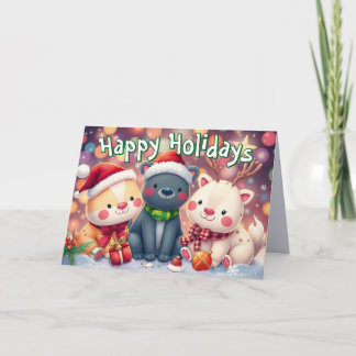 Plush Toy Christmas Card