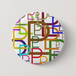 pluto 6 cm round badge