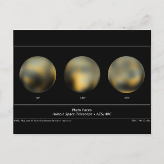 Pluto by NASA's Hubble Space Telescope Postcard