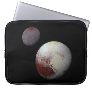 Pluto & Charon 9th or Dwarf Planet Solar System Laptop Sleeve