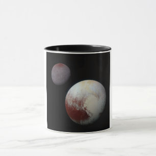 Pluto & Charon 9th or Dwarf Planet Solar System Mug