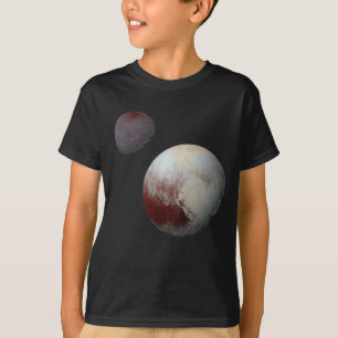 Pluto & Charon 9th or Dwarf Planet Solar System T-Shirt