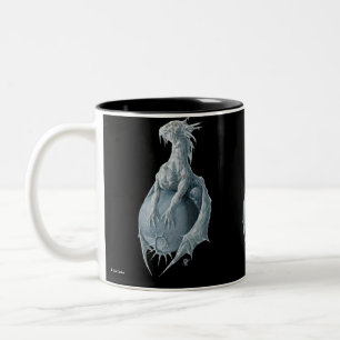 Pluto Dragon Two-Tone Coffee Mug