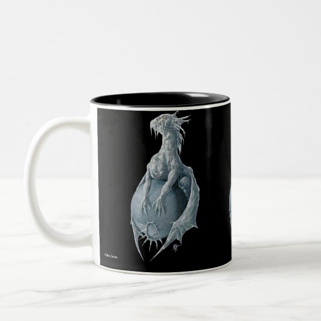 Pluto Dragon Two-Tone Coffee Mug (Left)