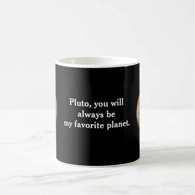 Pluto, my favourite planet - New Horizons NASA Coffee Mug (Center)