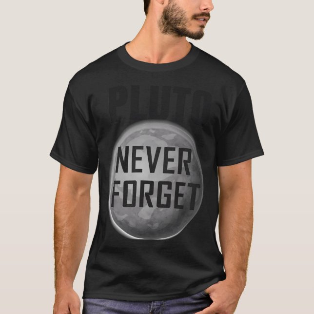 Pluto Never Forget 1930 - 2006 T-Shirt (Front)